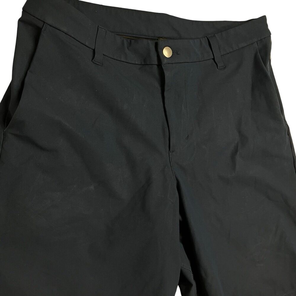 Lululemon Commission Shorts Men 31 Blue Relaxed Warpstreme ABC Chino *READ* - Picture 2 of 6